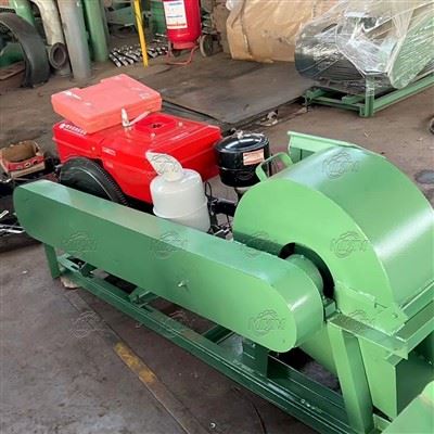 100 HP Diesel Wood Chipper Machine: Efficient Wood Recycling And 3mm Sawdust Production